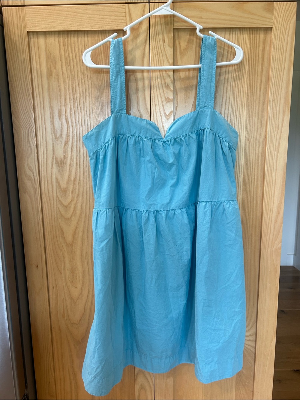 Nation Los Angeles Light Blue Sundress with Sweetheart Neckline